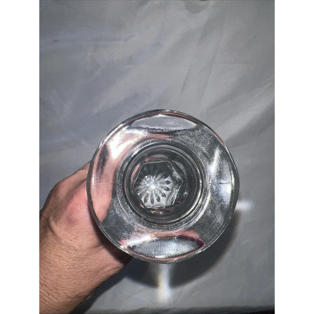 Vintage Anchor Hocking 32oz Glass‎ Wexford Pattern Decanter Bottle & Stopper